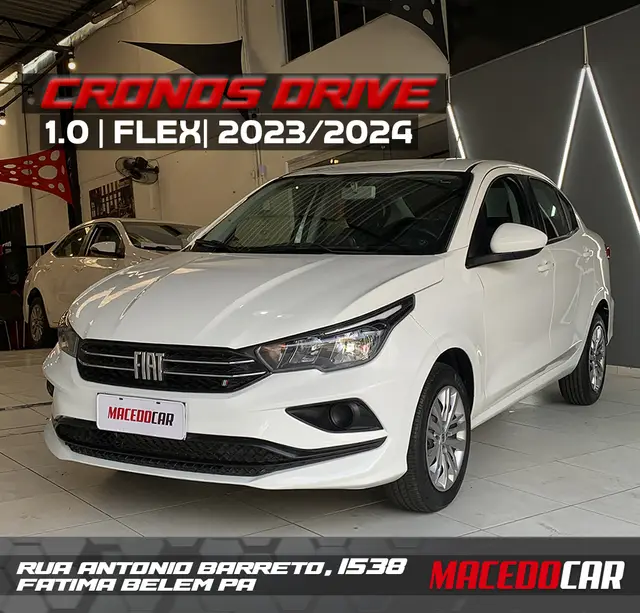Carro Fiat Cronos 2024 Drive 1.0
