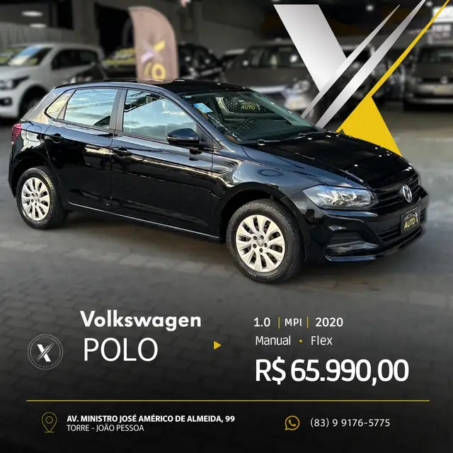 Carro Volkswagen Polo 2020 1.0 (Flex)