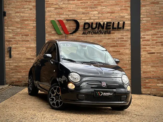 Carro Fiat 500 2013 Cult Dualogic 1.4 8V