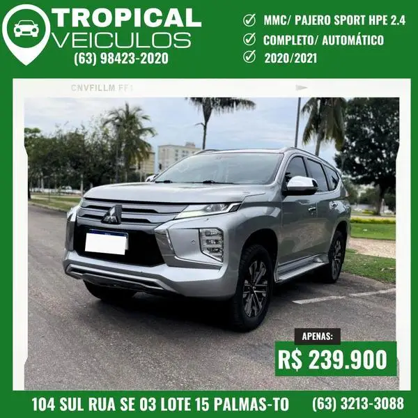 Carro Mitsubishi Pajero Sport 2021 2.4 DI-D HPE (Aut) 4x4