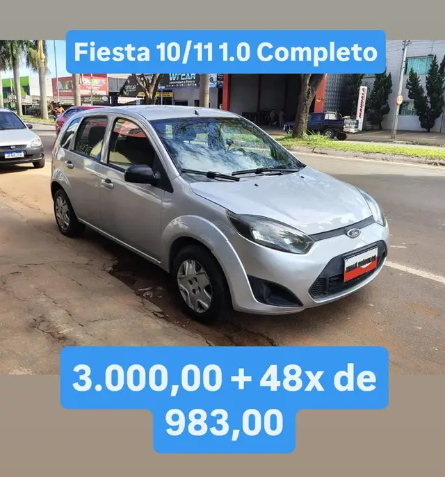 Carro Ford Fiesta Hatch 2011 1.0 (Flex)