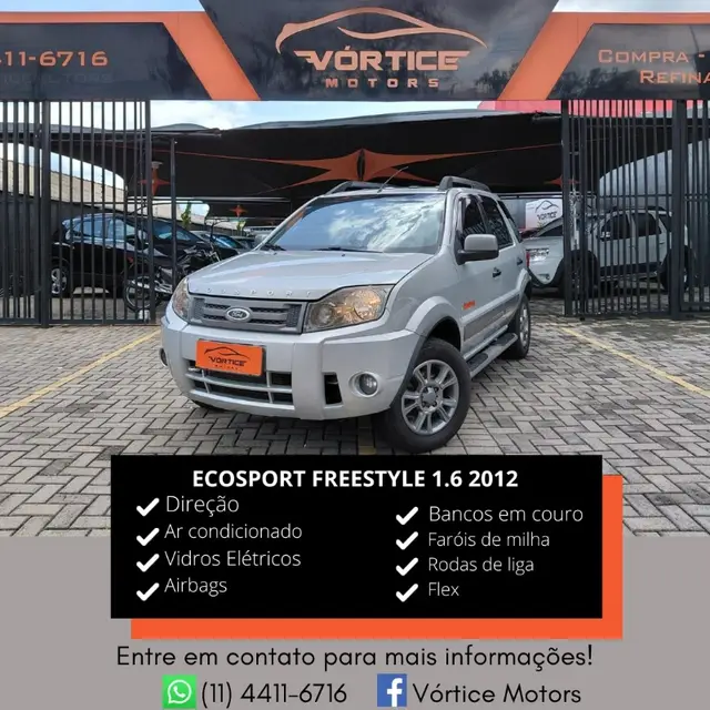 Carro Ford EcoSport 2012 FREESTYLE 1.6 16V Flex 5p