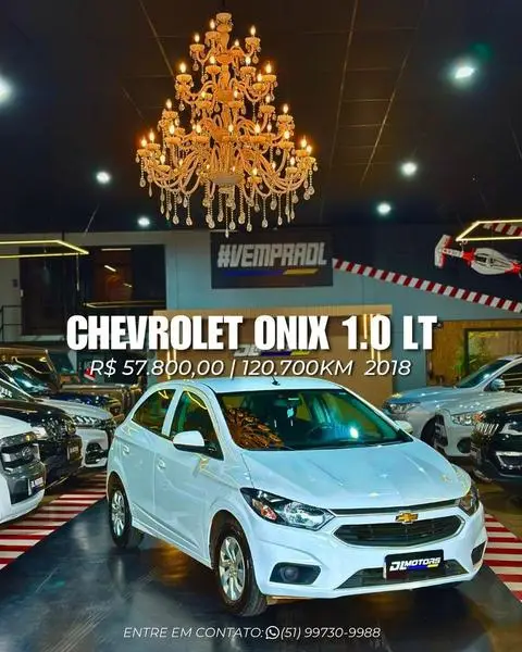 Carro Chevrolet Onix 2018 1.0 Joy SPE/4