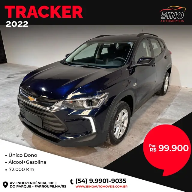 Carro Chevrolet Tracker 2022 LT 1.0 Turbo (Aut) (Flex)