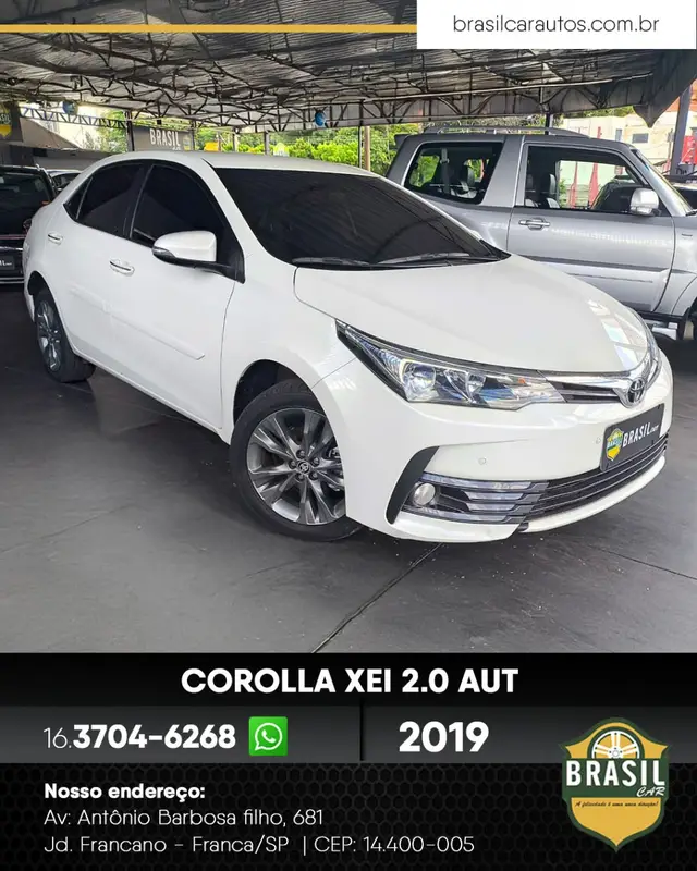 Carro Toyota Corolla 2019 2.0 XEi Multi-Drive S (Flex)