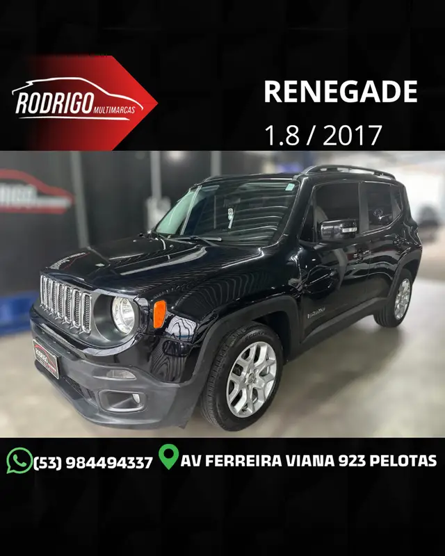Carro Jeep Renegade 2017 Longitude 1.8 4x2 (Aut) (Flex)
