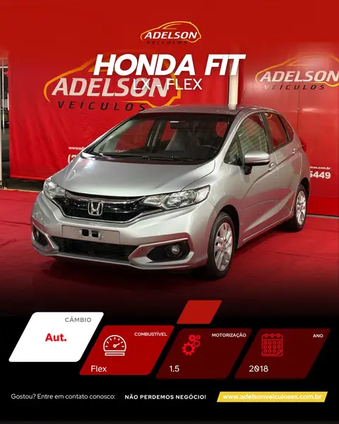 Carro Honda Fit 2018 1.5 16v DX (Flex)