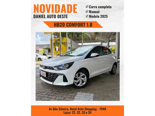 Carro Hyundai HB20 2025 Comfort 1.0 (Flex)
