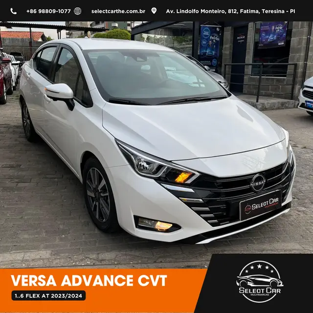 Carro Nissan Versa 2024 Advance 1.6 (Flex) (Aut)