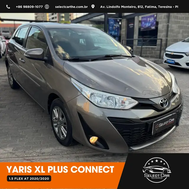 Carro Toyota Yaris 2020 1.5 XL Plus Connect CVT (Flex)