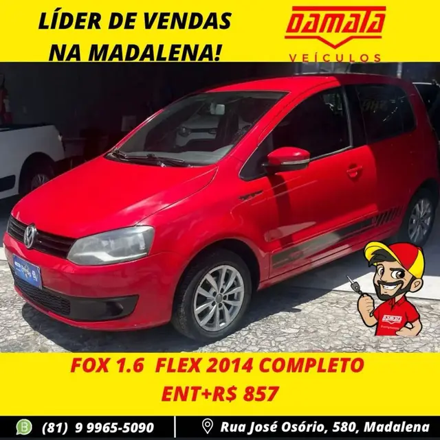 Carro Volkswagen Fox 2014 1.6 VHT (Flex)