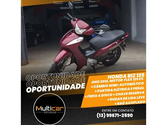 Moto Honda Biz 125i 2012 ES
