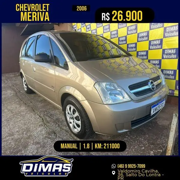 Carro Chevrolet Meriva 2006 Joy 1.8 (Flex)