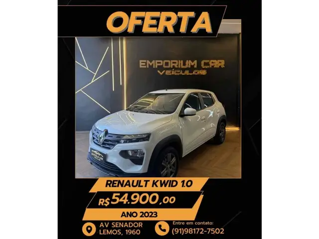Carro Renault Kwid 2023 Zen 1.0 12v SCe (Flex)