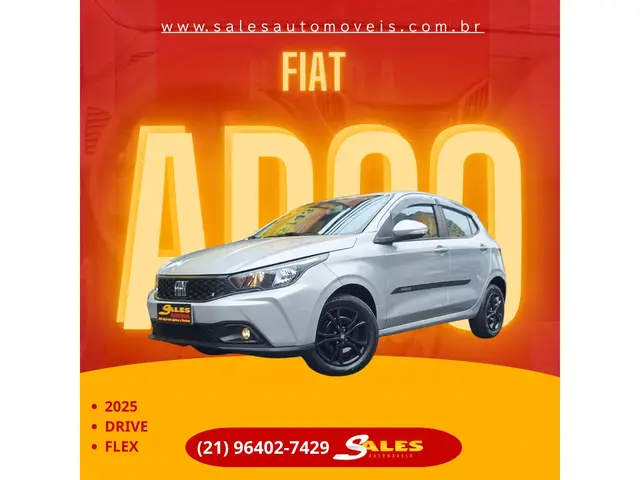 Carro Fiat Argo 2025 Drive 1.0