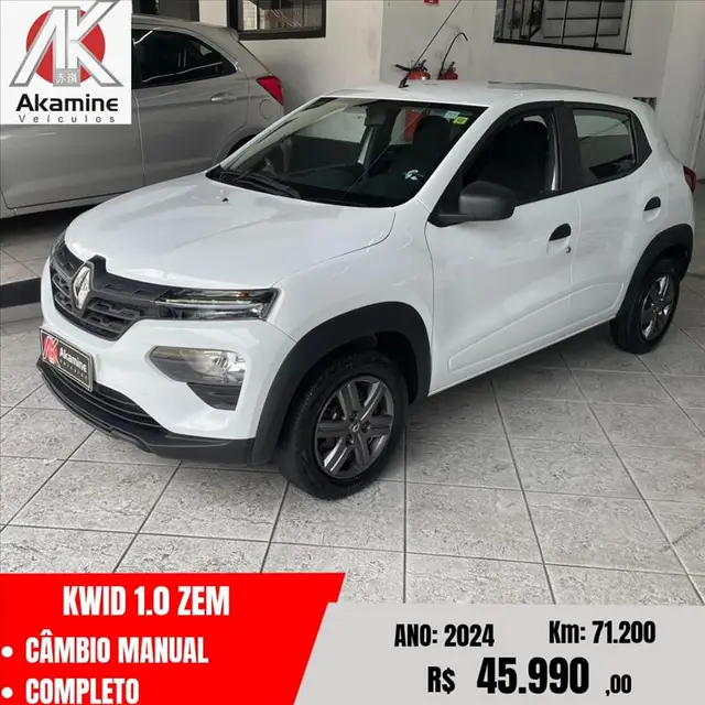 Carro Renault Kwid 2024 Zen 1.0 12v SCe (Flex)