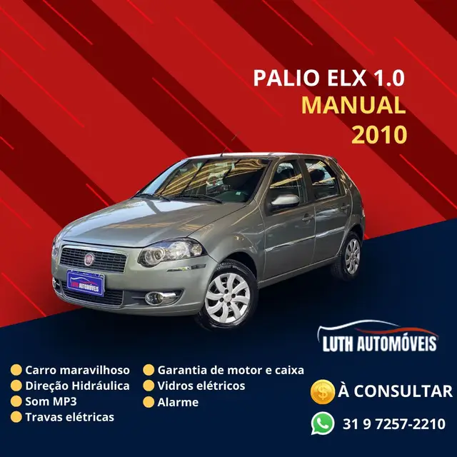 Carro Fiat Palio 2010 Fire 1.0 8V (Flex) 4p