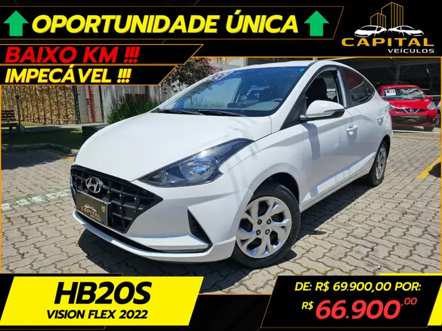 Carro Hyundai HB20S 2022 1.0 Vision (Flex)