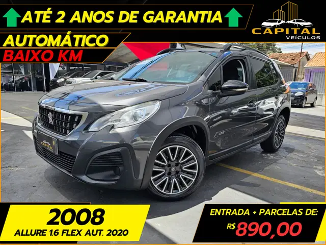 Carro Peugeot 2008 2020 Allure 1.6 16V (Aut) (Flex)