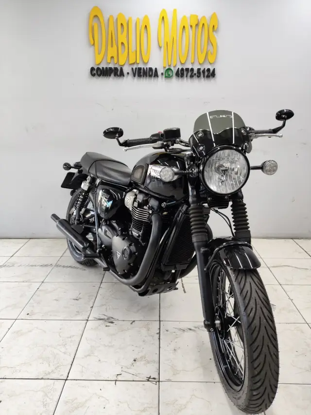 Moto Triumph Bonneville T100 2019 T 100 Black