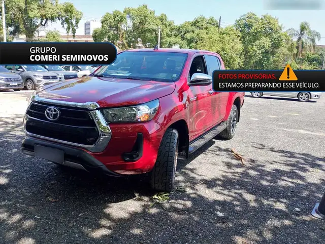Carro Toyota Hilux Cabine Dupla 2021 SRV 2.7 CD 4x2 (Flex) (Aut)