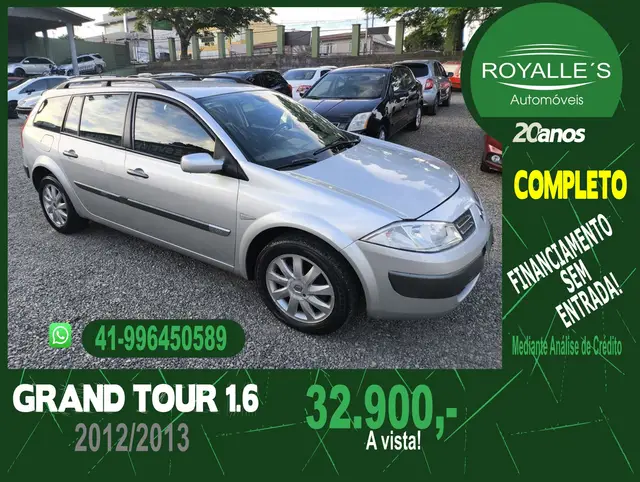 Carro Renault Megane Grand Tour 2013 Mégane Grand Tour Dynamique 1.6 16V (flex)