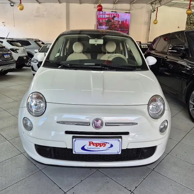 Carro Fiat 500 2013 Cult Dualogic 1.4 8V