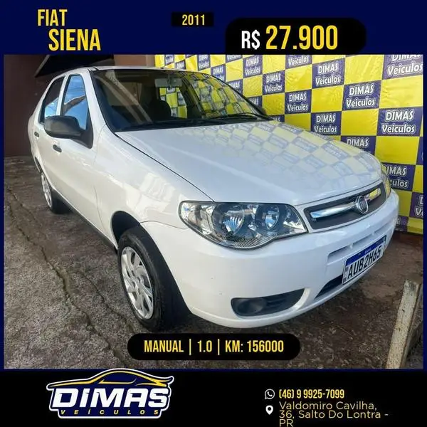 Carro Fiat Siena 2011 Attractive 1.0 8V (Flex)