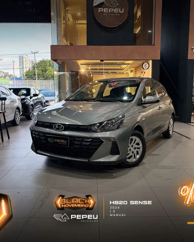 Carro Hyundai HB20 2024 Sense 1.0 (Mec.)