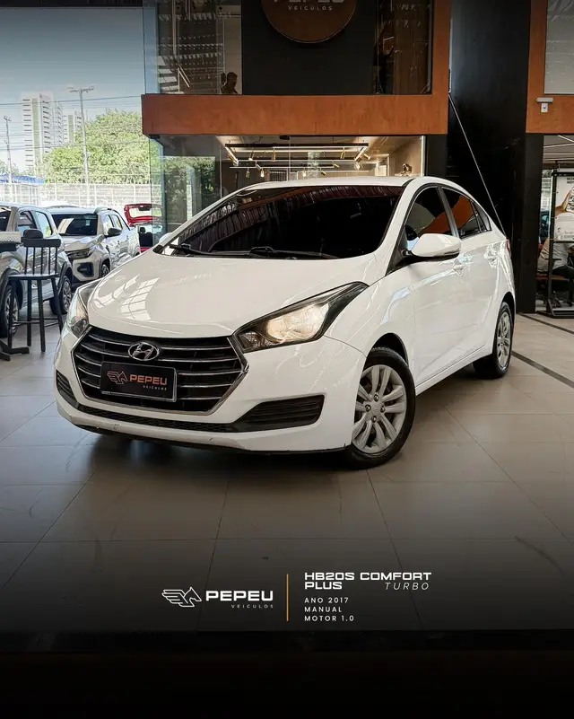 Carro Hyundai HB20S 2017 1.0 Turbo Comfort Plus blueMedia (Flex)
