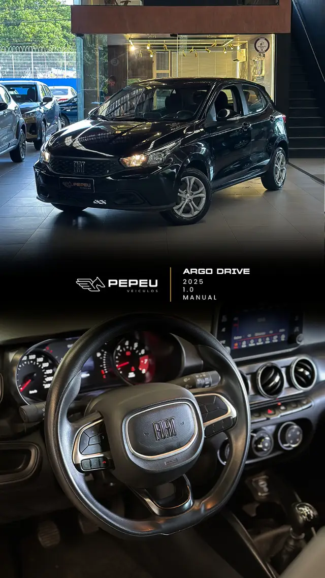 Carro Fiat Argo 2025 Drive 1.0
