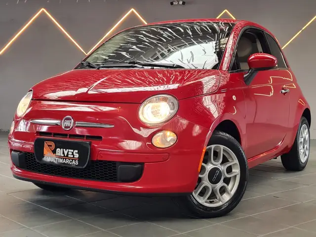 Carro Fiat 500 2015 Cabrio Dualogic 1.4 Evo (Flex)