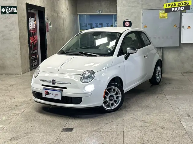 Carro Fiat 500 2014 Cult Dualogic 1.4 Evo (Flex)