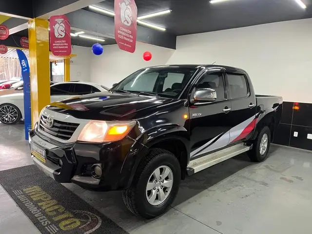 Carro Toyota Hilux Cabine Dupla 2012 Hilux 2.7 SR CD 4x2 (Flex) (Aut)