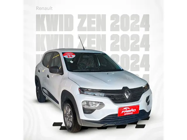 Carro Renault Kwid 2024 Zen 1.0 12v SCe (Flex)