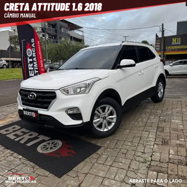 Carro Hyundai Creta 2018 Attitude 1.6 (Flex)