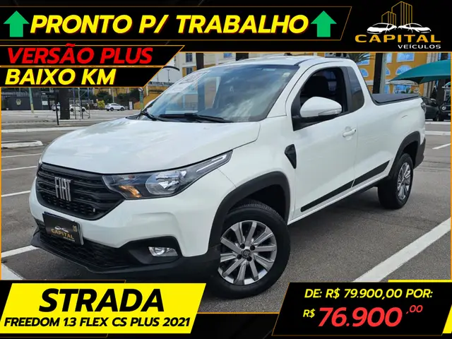 Carro Fiat Strada 2021 Freedom 1.3 CS (Flex)