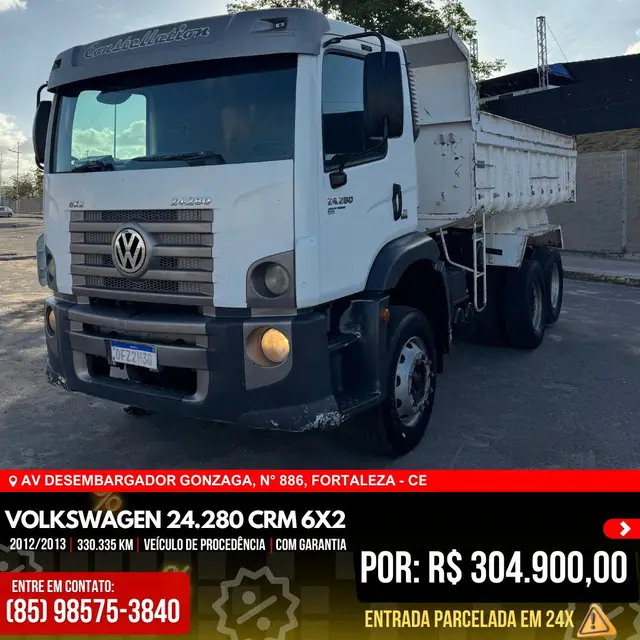 Caminhão Volkswagen 24.280 2013 Constellation  E DC