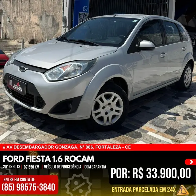 Carro Ford Fiesta Hatch 2013 1.6 (Flex)