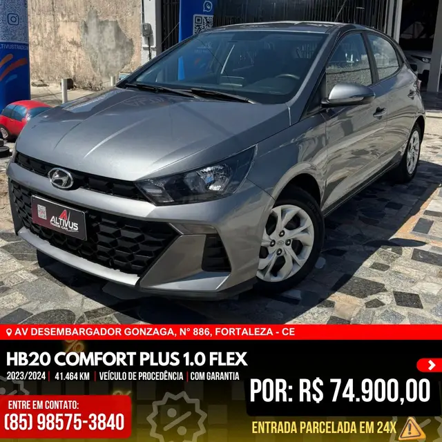 Carro Hyundai HB20 2024 Comfort 1.0 (Flex)
