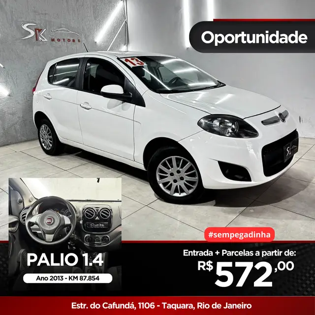 Carro Fiat Palio 2013 Attractive 1.4 8V (Flex)
