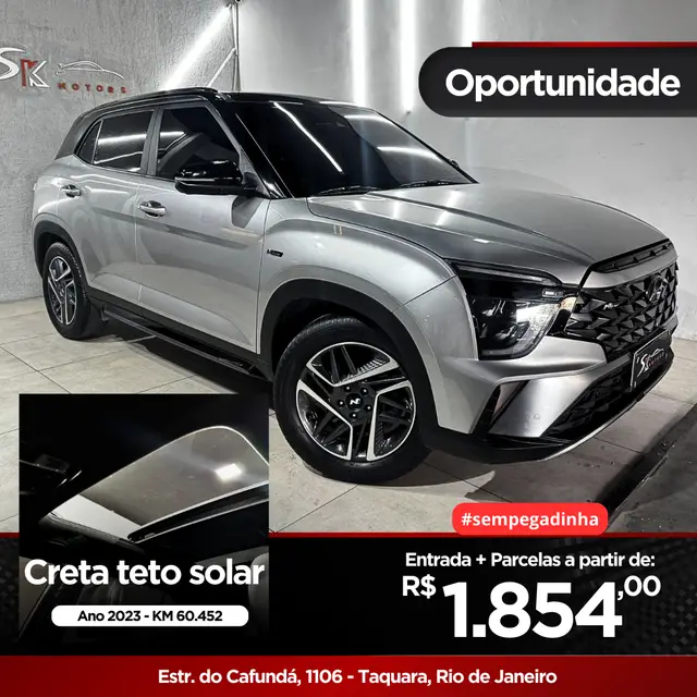 Carro Hyundai Creta 2023 N Line 1.0 Turbo (Aut) (Flex)