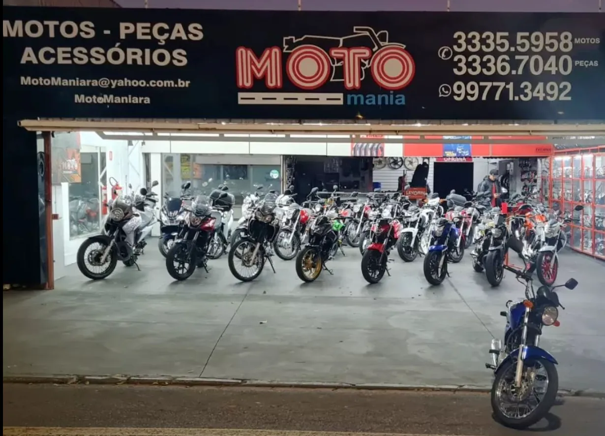Fachada da loja Moto Mania - Araraquara - SP