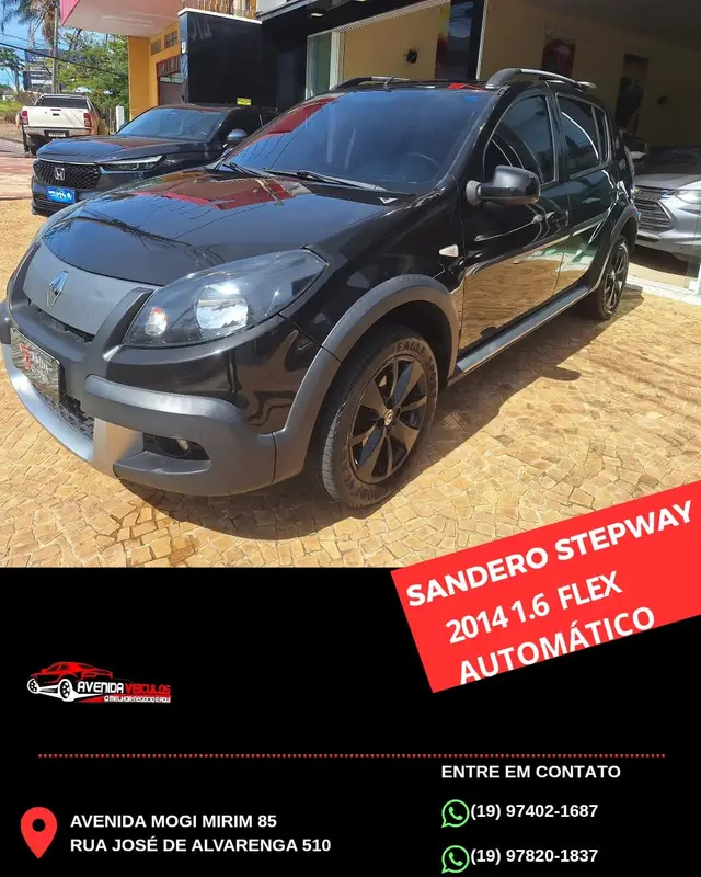 Carro Renault Sandero Stepway 2014 1.6 16V Hi-Flex (aut)