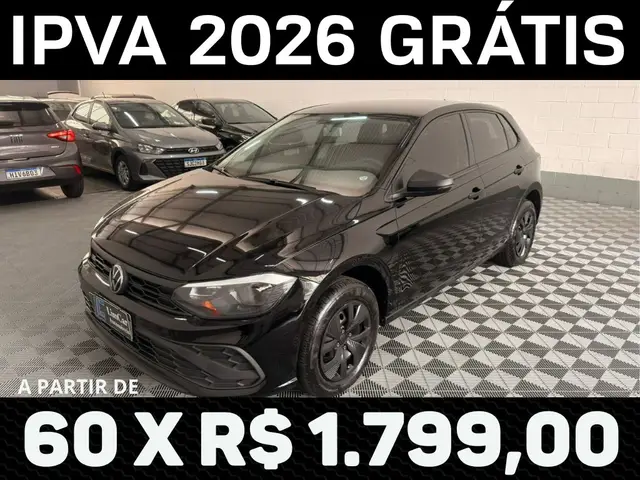Carro Volkswagen Polo 2025 Track 1.0 Flex 12V 5p