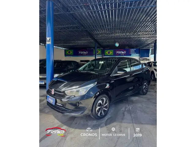 Carro Fiat Cronos 2019 1.3 Drive Firefly (Flex)