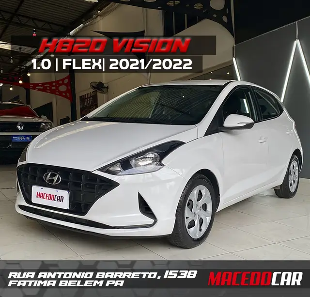 Carro Hyundai HB20 2022 Vision 1.0