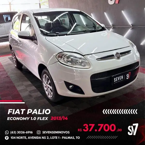 Carro Fiat Palio 2014 1.0 Cel. ECON./ITALIA F.Flex 8V 4p