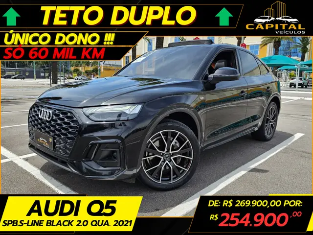 Carro Audi Q5 2021 S-line Black 2.0 TFSI quattro S tronic (Aut)