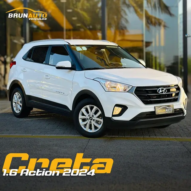 Carro Hyundai Creta 2024 Action 1.6 (Aut) (Flex)